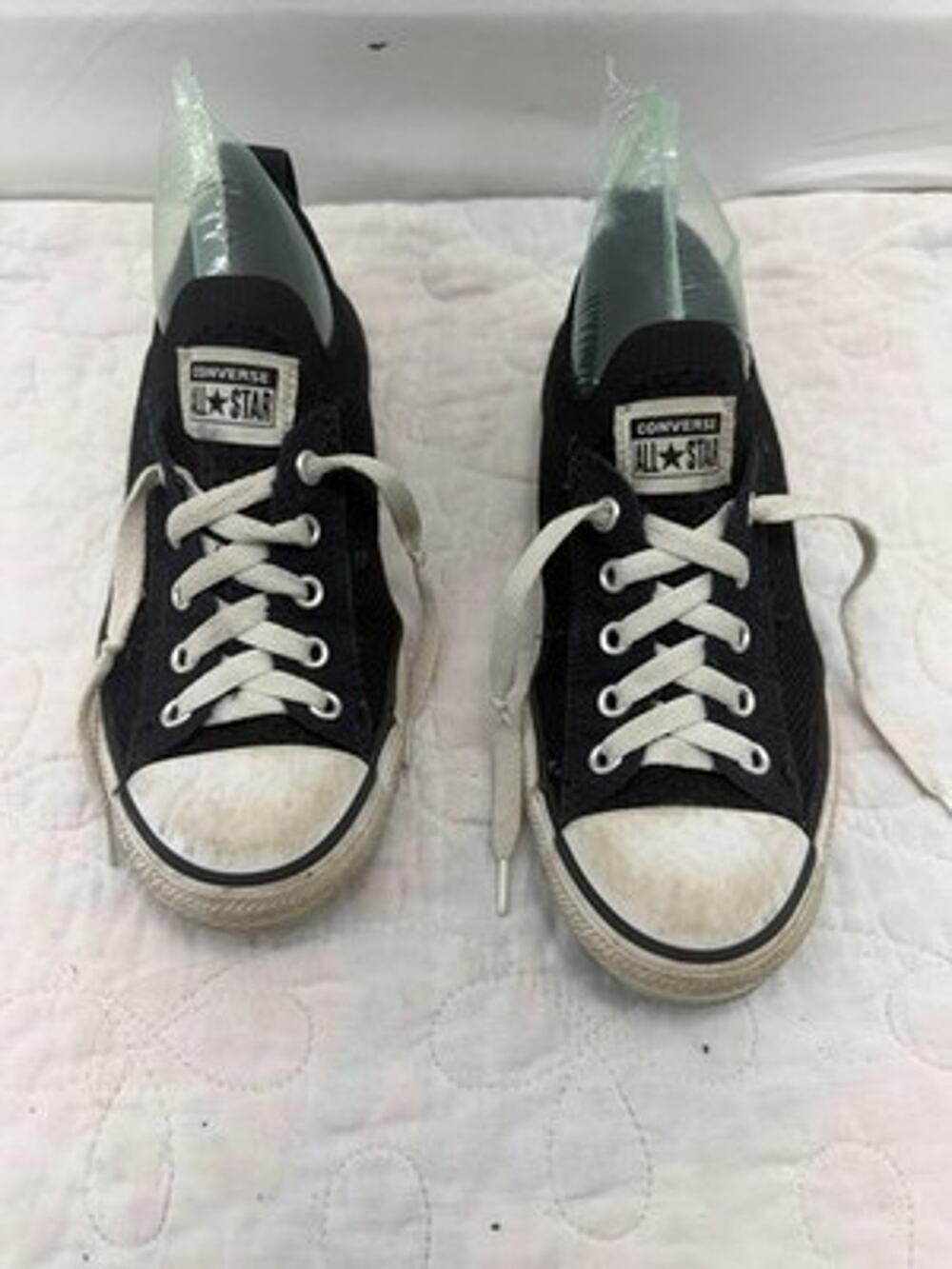 Youth Converse All Star US 7 Youth Size Casual Classic Shoes Black White
